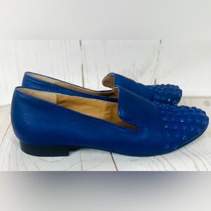 Steve Madden Blue Studded Flats